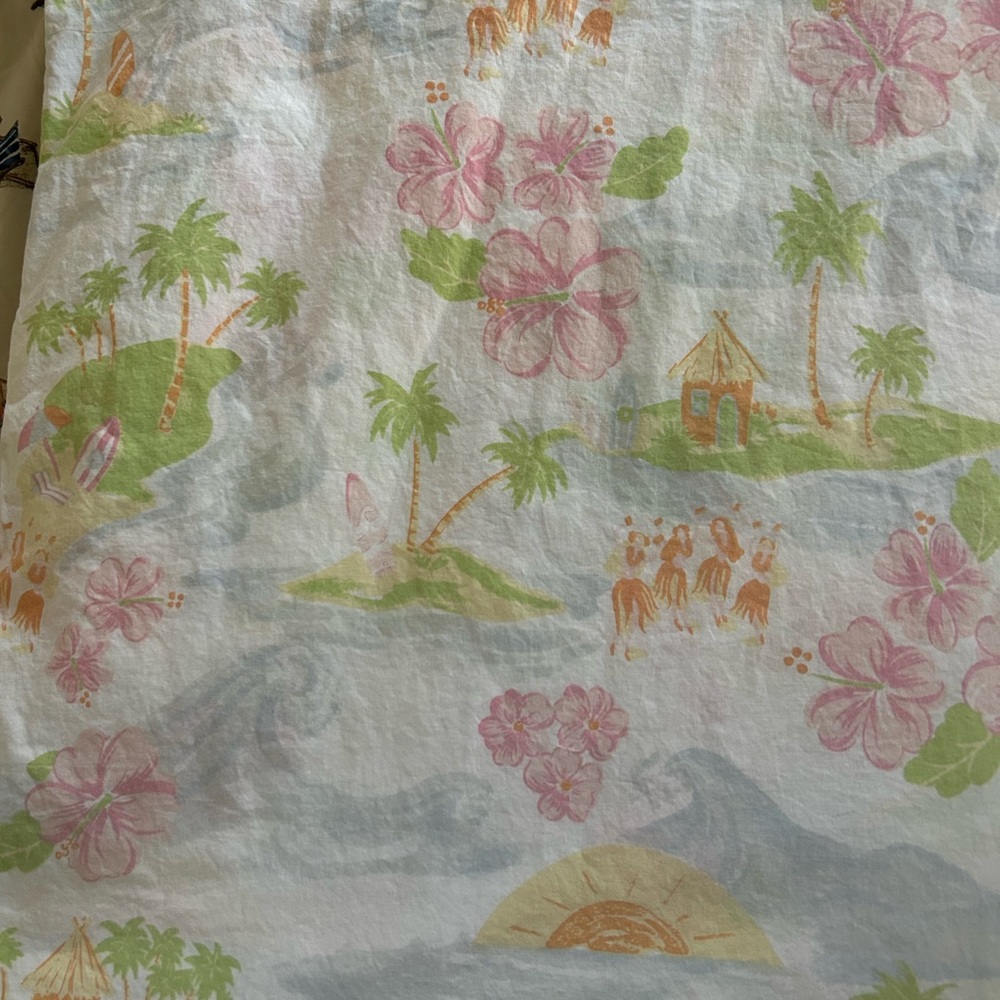 Pottery Barn Kids Tropical Island Twin Size Duvet Cover. - Picture 7 of 10